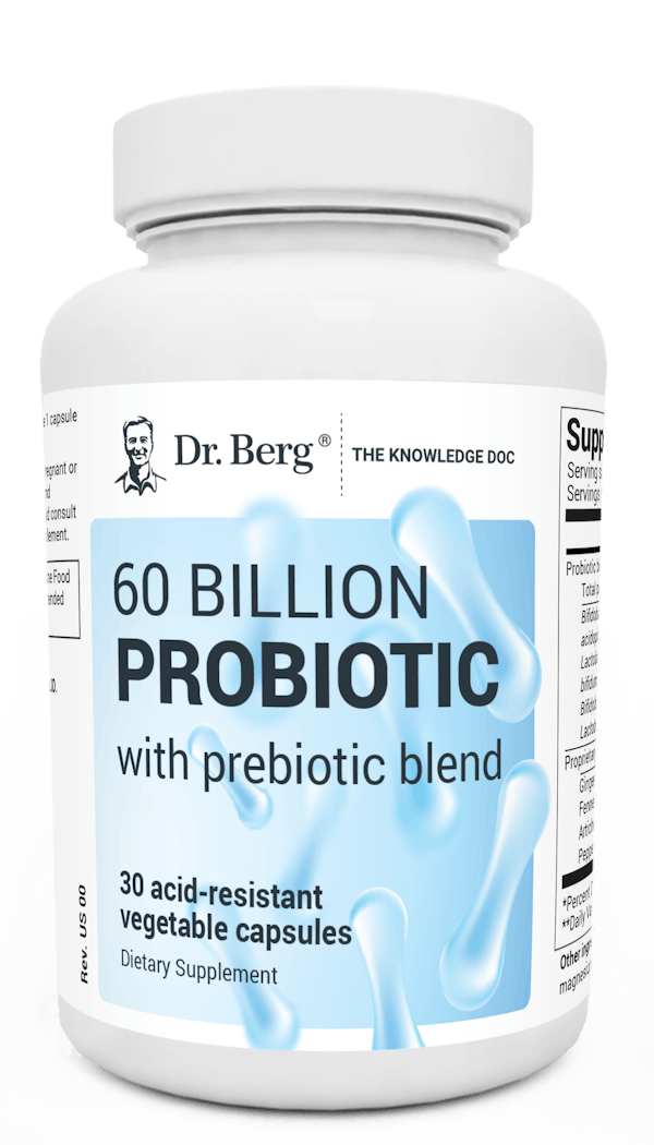 60 Billion Probiotic with Prebiotic Blend | Dr. Berg